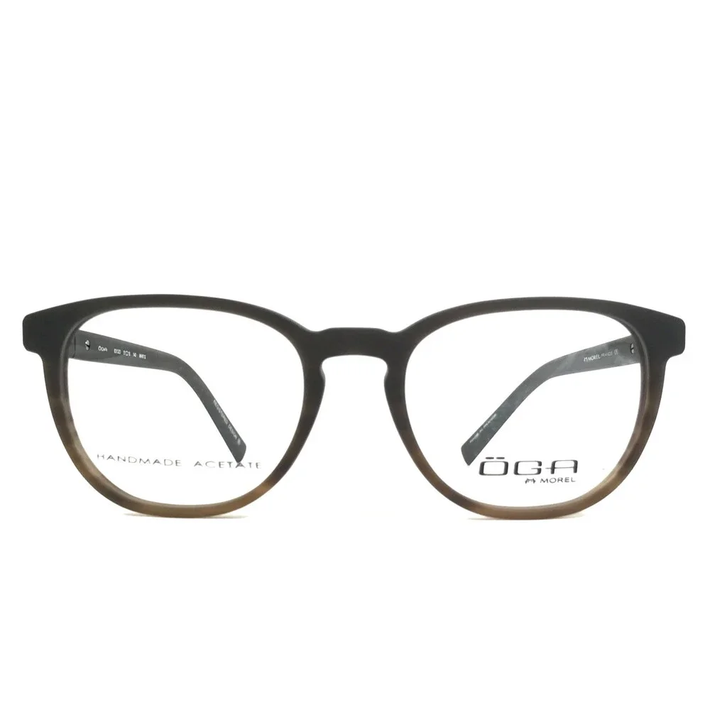 OGA by Morel Eyeglasses Frames 8321O MM012 Gradient Brown Full Rim 51-18-140